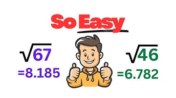 Square Root of Any Number in 5 Seconds (No Calculator) - Math Hack