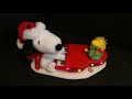 Snoopy hallmark swing with snoopy christmas decor song 1