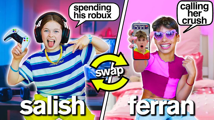 Boy & Girl SWAP LIVES for 24 HOURS ft/ Royalty Fam...