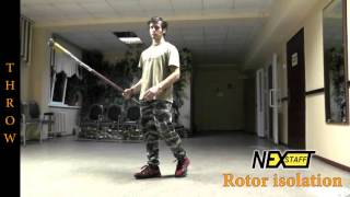 Фаер-шоу. Уроки Шест (Spin Staff) стиль THROW - Rotor Isolation Фаер-шоу. Уроки Шест (Spin Staff) стиль THROW - Rotor Isolation