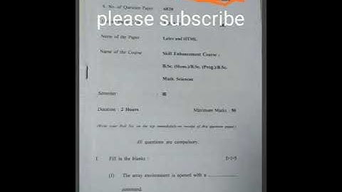 Latex and html paper