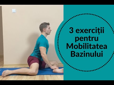 3 exerciții pentru mobilitatea bazinului