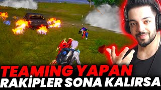 YABANCI TAKIMLAR OYUN SONUNDA TEAMING YAPARSA !! BU MAÇ NE OLUYOR - PUBG Mobile