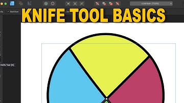 How To Use The New KNIFE Tool In Affinity Designer 2 (Scissor Tool)