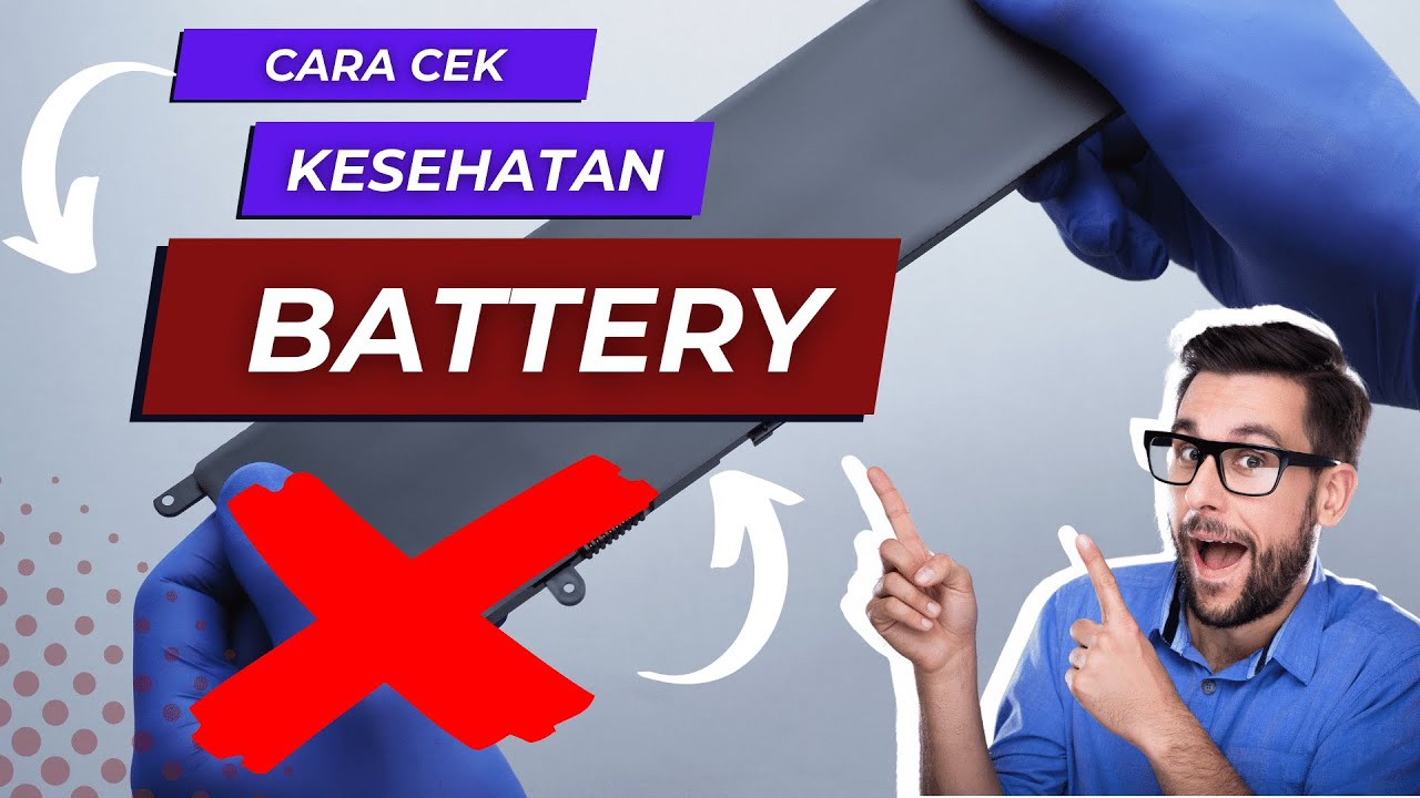Cara cek battery health sebuah laptop second. Sebelum beli laptop WAJIB