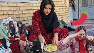 "Zahra destroyed the lives of four sisters; Nazanin responded with a spicy meal!" screenshot 2