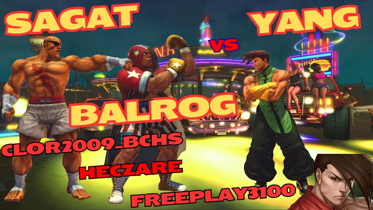 Sagat and Balrog - USF4 Yang