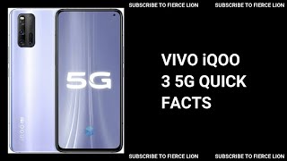 Vivo iQOO 3 5G Quick Facts