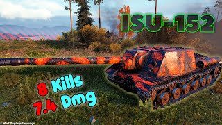 ISU-152 - 8 Frags 7.4K Damage, Master by player  OneTechTreeLineWonder