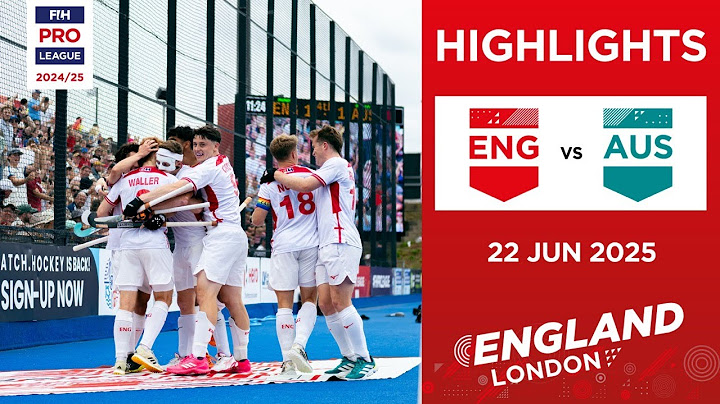 FIH Hockey Pro League 2024-25 Highlights: England vs Australia (M) | Match 2