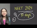 Neet 2024 last 10 days motivational