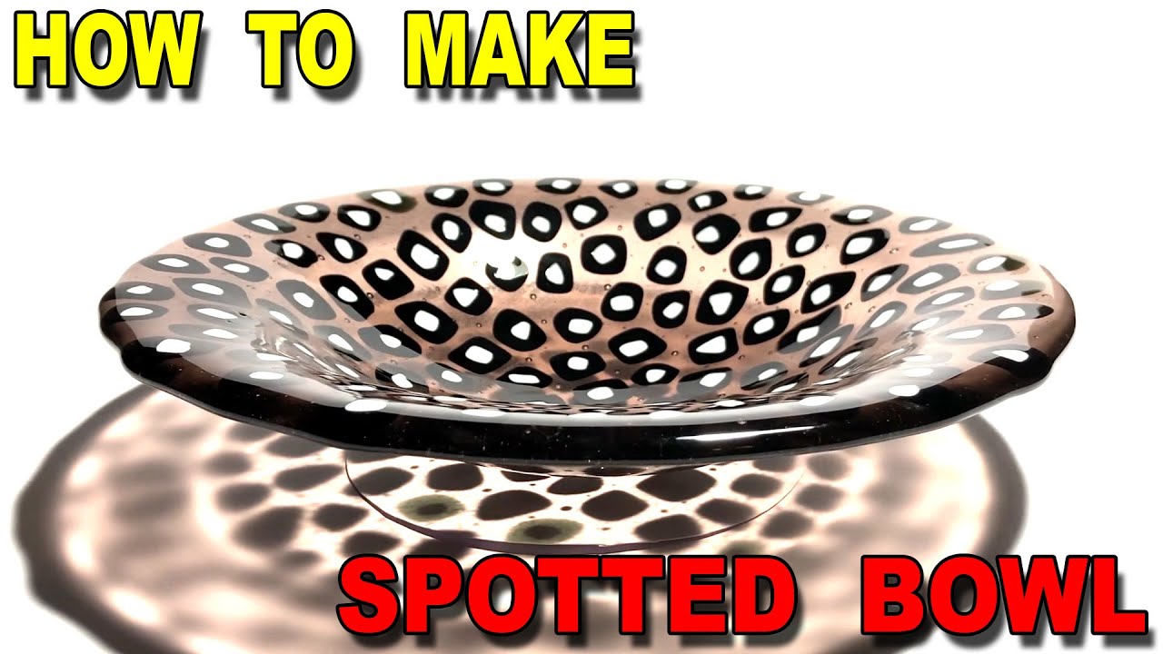 Изготовление стеклянной пятнистой чаши, или чаши с леопардовым принтом — проект по изготовлению п...