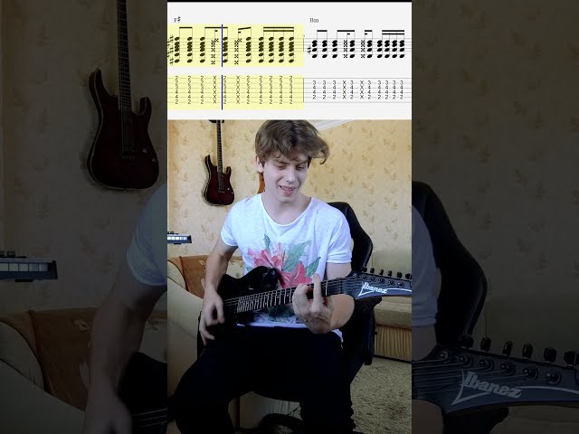 Måneskin - Beggin' (Guitar Cover + Screen Tabs) #short class=