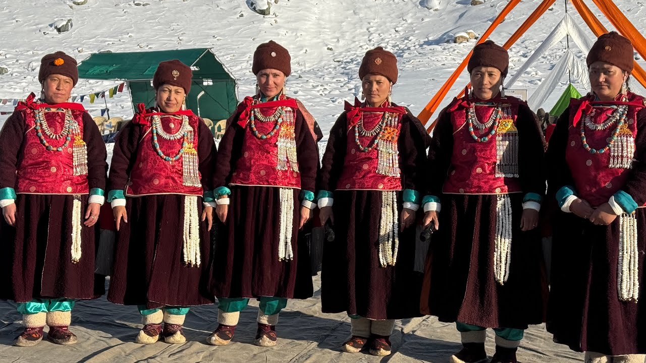 ALAY YATO CULTURE GROUP PIBITING PRESENTED A BEAUTIFUL DANCE AT MUSKIT CHUMIK PIBITING ZANSKAR.