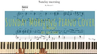 Sunday Morning Piano Cover/ by.Maroon 5 /Arr.HansPiano/Freetranscription/무료악보