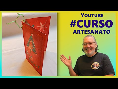 CAIXA de LEITE e TECIDO em Lindo CARTÃO: ARTESANATO