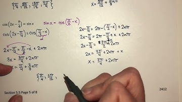 (2412) Section 5.5 Trigonometric Equations 5/6