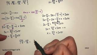 Full (2412) Section 5.5 Trigonometric Equations 5/6 News
