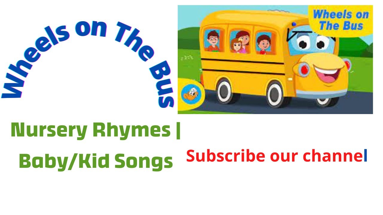 Wheels On The Bus Poem Nursery Rhymes & Kids Songs Learn with Fun