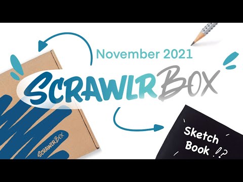 ScrawlrBox - The November '21 ScrawlrBox came with a whole, fresh sketchbook  just waiting to be filled 😍 This Fabriano Sketchbook is A5 and has 120gsm  paper. - We would LOVE to