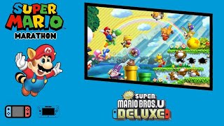 Super Mario Marathon - Super Mario Bros U Deluxe 100% Playthrough
100% playthrough of Super Mario Bros U Deluxe on Nintendo Switch collecting all start coins and secret exits. Super Mario Marathon - Super Mario Bros U Deluxe 100% Playthrough
