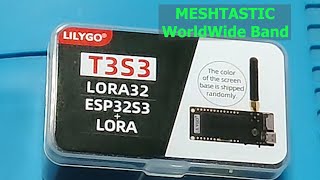 Meshtastic LILYGO T3-S3 SX1280+PA 2.4GHz International WorldWide Band, Overview by Technology Master