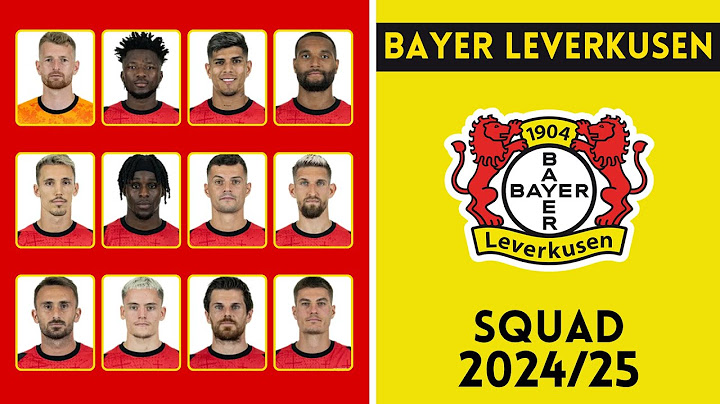 Bayer 04 Leverkusen Full Squad For Season 2024/25 | Bayer Leverkusen | FootWorld