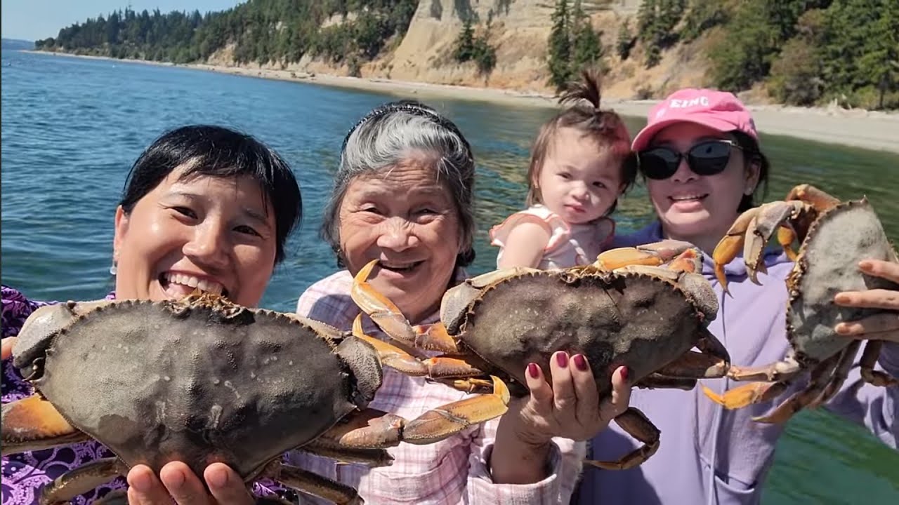 CÂU CUA Ở MỸ, DÔ MÁNH TRÚNG NGUYÊN Ổ CUA BỰ CÙNG GIA ĐÌNH EM TRANG CUỘC SỐNG MỸ 