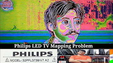 How to Solve Philips LED TV Mapping Problem // How to Enter Philips LED TV Service Mode