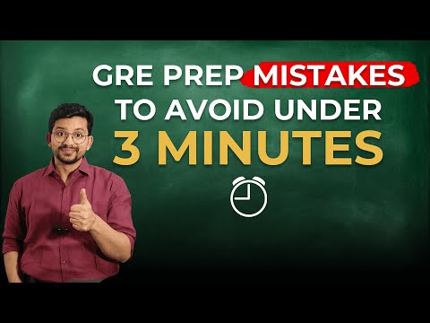 Don't Get Sidetracked! Avoid These GRE Prep Mistakes in Under 3 Minutes | Essential GRE Tips - video from iSchoolPrep