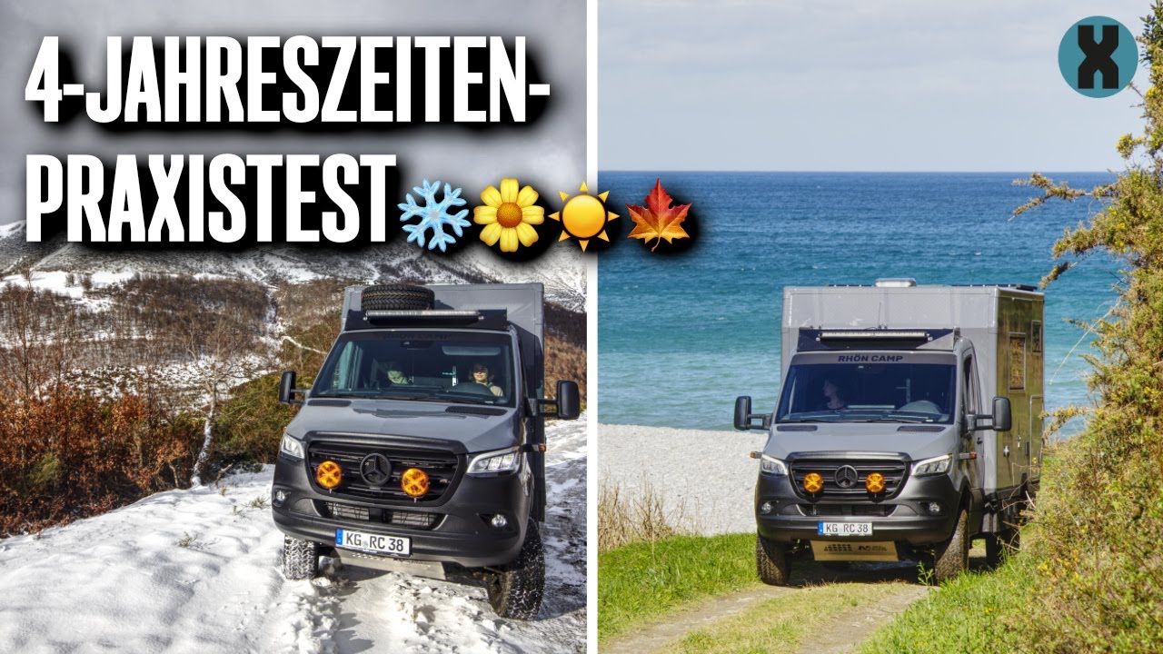 Rhöncamp Rebel 4x4: Ein Offroad-Camper für alle Jahreszeiten? ❄️🌼☀️🍁 (4K)