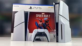 Unboxing A PS5 Slim Spiderman Bundle Edition! | ASMR