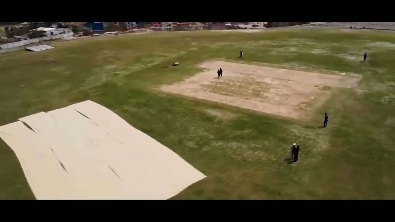 Drone View of Mulpani Cricket Ground  Host of the Upcoming ACC Premier League Cricket! 2