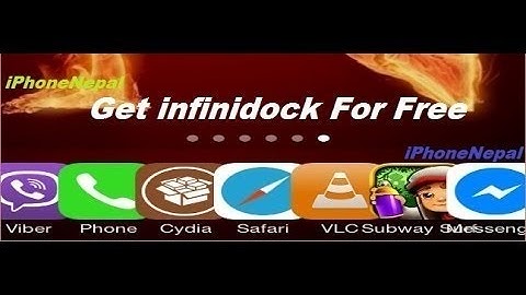 How To Get Infinidock Cydia Tweak For Free For iPhone,iPad Mini,iPod Touch On Any iOS