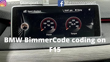 Bimmercode coding on BMW X5 F15 (easy coding)