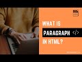 What is paragraph in HTML in hindi | HTML tutorial for beginners in hindi