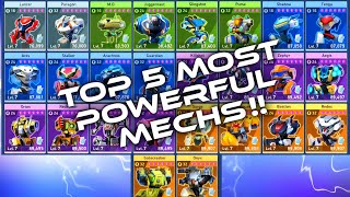 Top 5 Most Powerful Mechs In Mech Arena