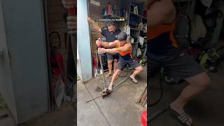 Gym Muscles vs Real Worker Strength 💪🔥 (kaandww) #gym