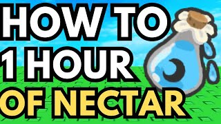 How To Get 1 Hour Of Nectar In Bee Swarm Simulator On Roblox