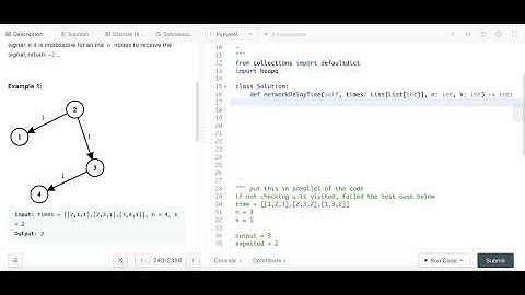 Network Delay Time - Leetcode 743 - Dijkstra