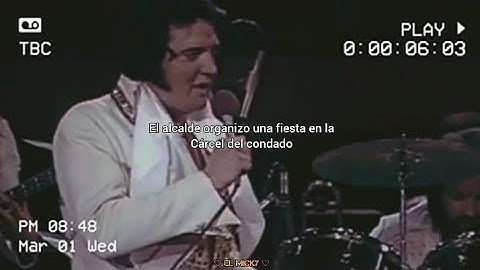 Jailhouse Rock (Live) • Elvis Presley | Sub. Español + Video (1977)