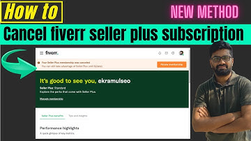 How to cancel fiverr seller plus subscription 2024