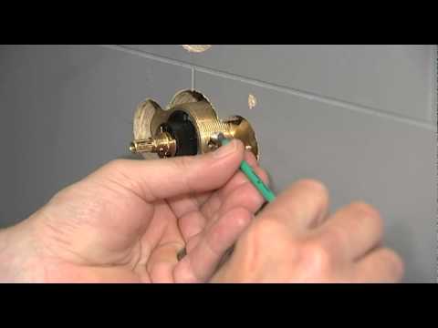 Concealed shower valve - Thermostatic cartridge (polymer): maintenance, replacement and calibration