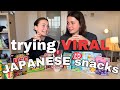 TRYING &amp; RATING the most POPULAR Japanese SNACKS (w/ my sister)