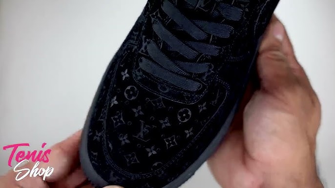 Louis Vuitton Nike Air Force 1 Low By Virgil Abloh Black review! 