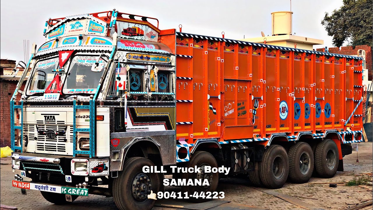 TATA 4823 TRUCK 16 Wheeler FULL BODY CABIN REVIEW OVERLOAD UP QUEEN TATA 4823 TRUCK 16 Wheeler FULL BODY CABIN REVIEW OVERLOAD UP QUEEN