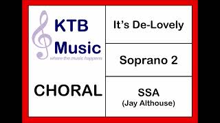 It's De-Lovely (Althouse) SSA [Soprano 2 Part Only]