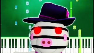 (SAD VERSION) Piggy ROBLOX - Zizzy (Piano Tutorial)