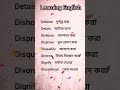 learning English দৈনন্দিন জীবনে ইংরেজি শব্দার্থ। #basicenglish