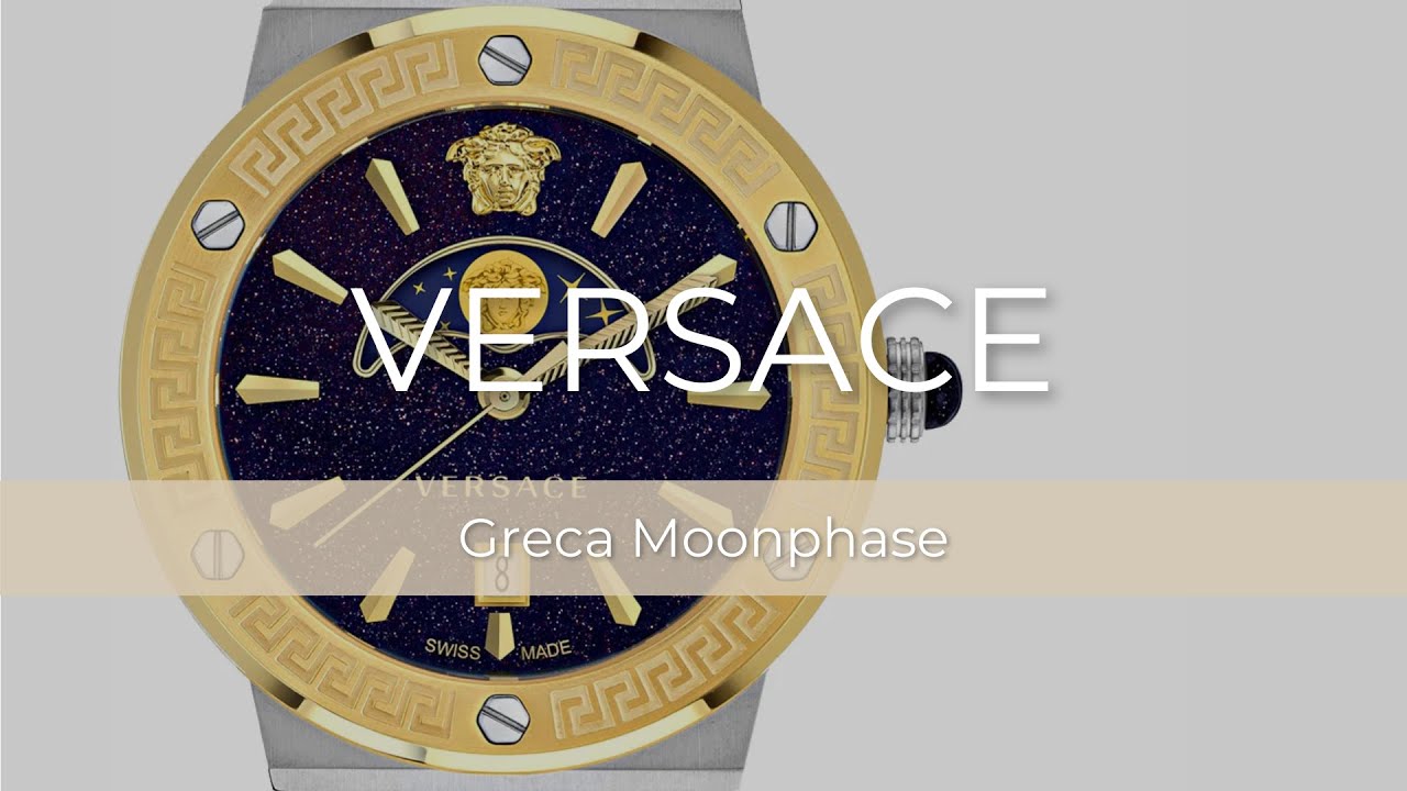 UNBOXING  Versace Greca Moonphase 